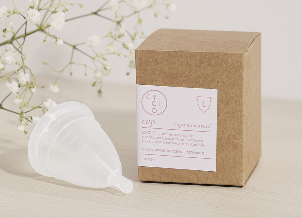 packaging sin plástico copa menstrual