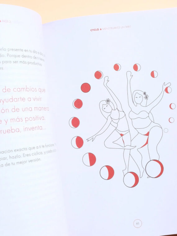 Libro CYCLO de Paloma Alma. Tu menstruación sostenible y en positivo